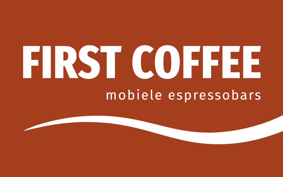 First coffee logo ontwerp