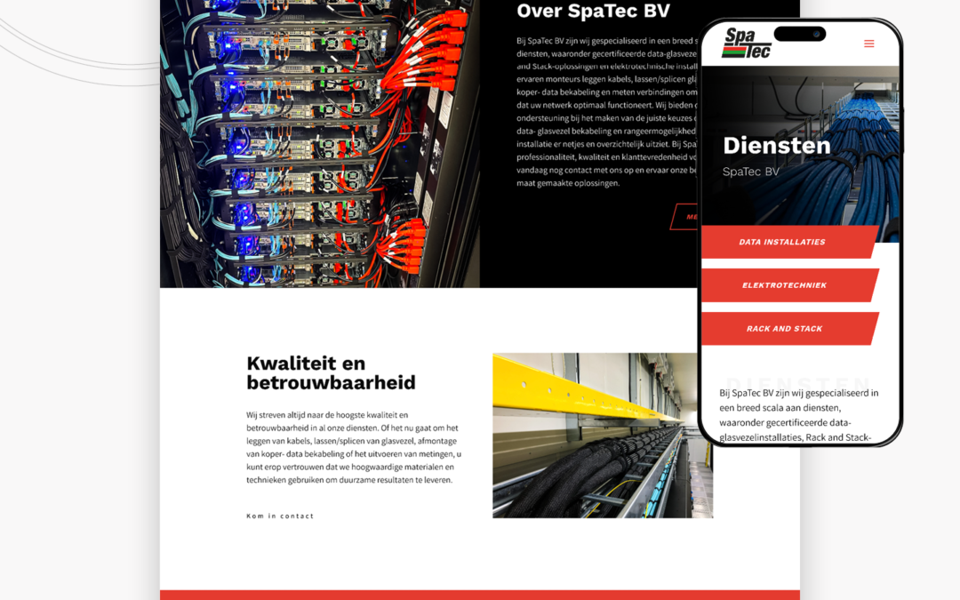 SpaTec Aalsmeer webdesign